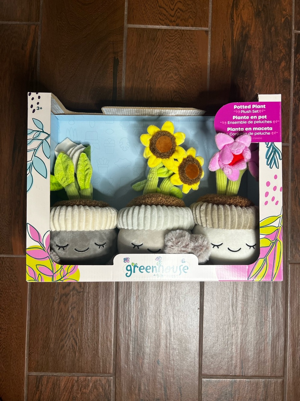 Russ Potted Plant Plush Set 3 House Decor EXCLUSIVE